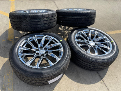 22" GMC Yukon Sierra Escalade OEM 95027 4875 wheels rims CHROME 2025 2026 NEW