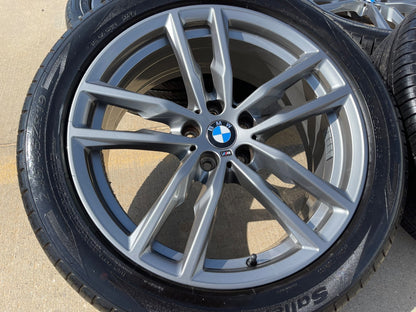19" BMW X1 X2 X3 X4 OEM 86350 Series 698M SET wheels rims tires