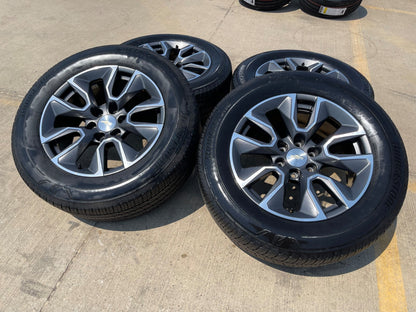 20" Chevy Silverado 1500 Tahoe OEM 5915 5916 wheels rims BRIDGESTONE SET