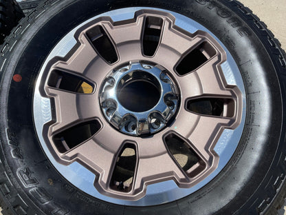 20" Ford F-250 F-350 OEM KING RANCH LIMITED tan wheels rims 10487 SET 2005-2027