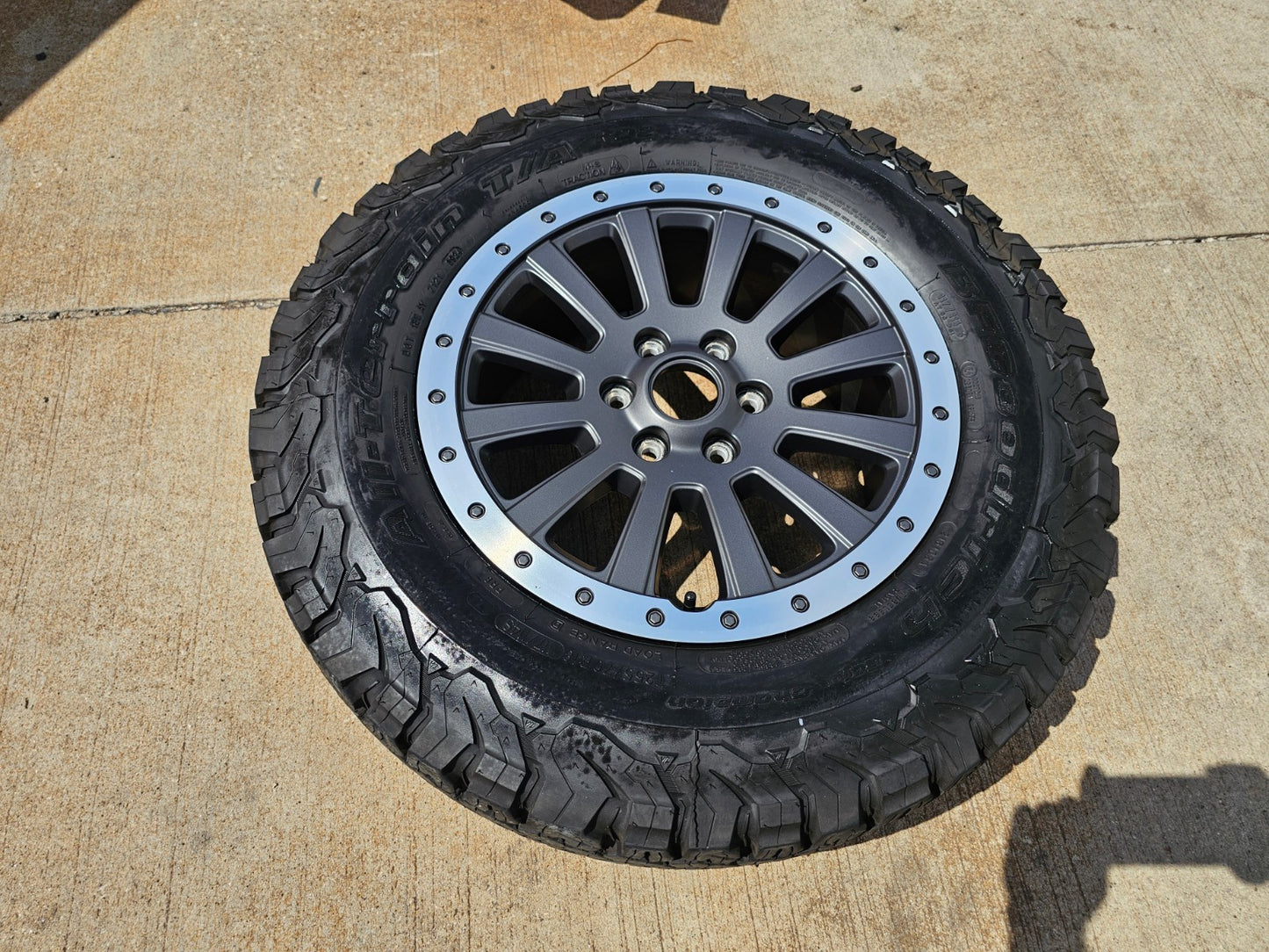 NEW 18" INEOS Grenadier OEM (1) wheel rim tire BFG KO2 A/T FITS 2022-2027