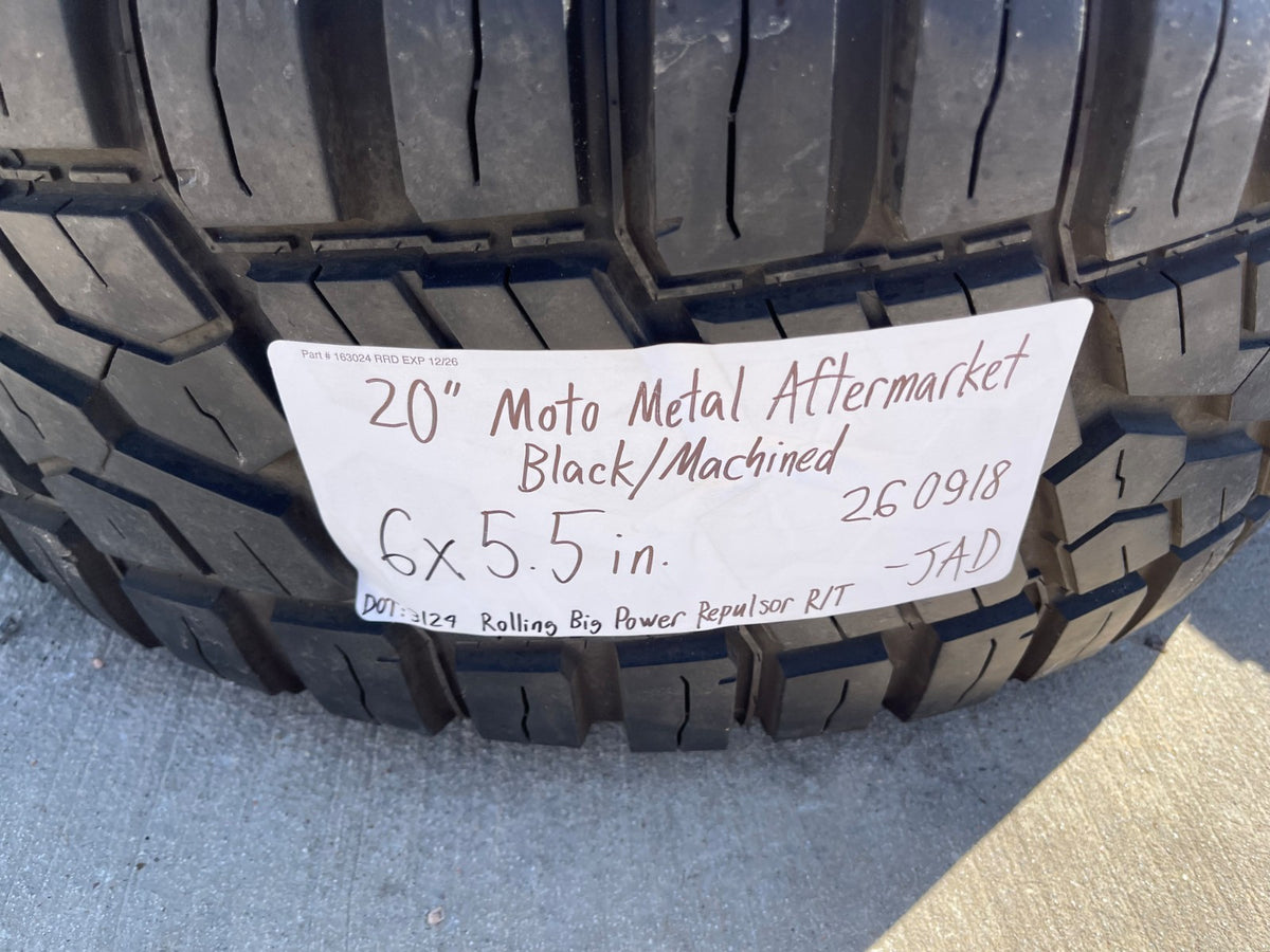 20x9 20" MOTO METAL MO985 Breakout Silverado RAM Tacoma wheels rims 6x139 6x5.5