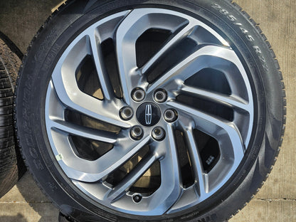 22" Lincoln Navigator OEM 94225 rims wheels BLACK LABEL 2025 2026 PIRELLI NEW