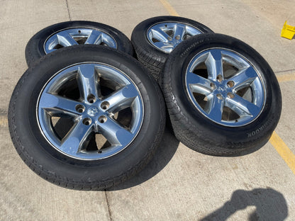 20" Dodge Ram 1500 OEM wheels rims 2267 CHROME 5x139 tires HANKOOK