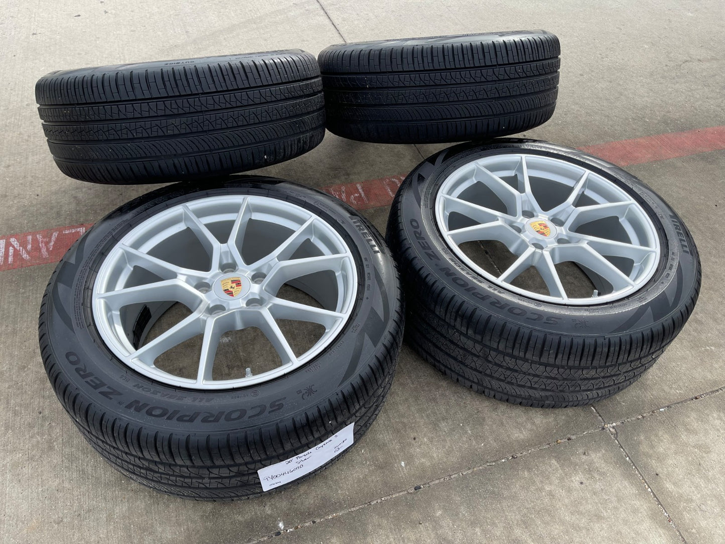 20" Porsche Cayenne Sport OEM wheels rims tires PIRELLI 2023 2024 2025 2026