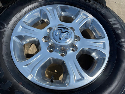 18" Ram 2500 3500 Laramie Power Wagon OEM 2692 wheels rims FIRESTONE H/T2 SET