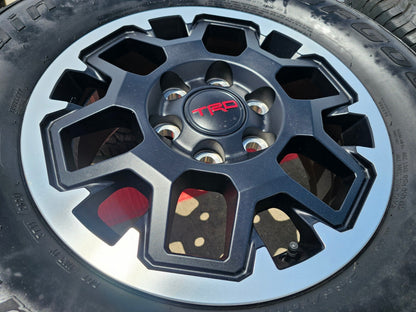 17" Toyota Tacoma 4Runner TRD OEM 10638 wheels rims SET 2024 2025 2026 BFG A/T