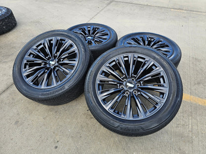22" Cadillac Escalade V V600 Platinum OEM 4882 wheels rims SET FITS 2020-2027