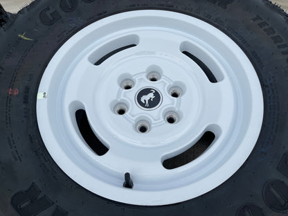 17" Ford Bronco HERITAGE Limited Edition wheels rims white 2025 2026 NEW 35"