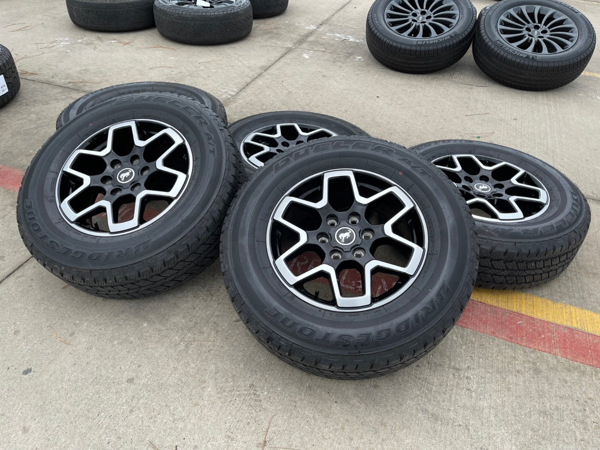 18" Ford Bronco wheels rims black 95213 Ranger SET 2024 2025 2026 2027 NEW