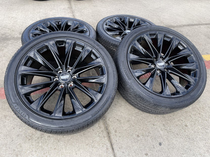 24" Cadillac Escalade V OEM ONYX wheels rims 2023 2024 2025 2026 BRIDGESTONE