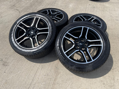 18" Ford Mustang GT OEM 10157 wheels rims SET 2021 2022 2023 2025 2026 MICHELIN