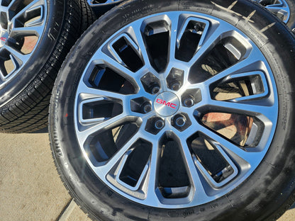 22" GMC Yukon Sierra DENALI OEM wheels rims Tahoe tires 2024 2025 2026 NEW