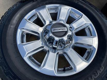 20" Ford F-250 F-350 Platinum OEM rims wheels 10103 tires BRIDGESTONE A/T SET