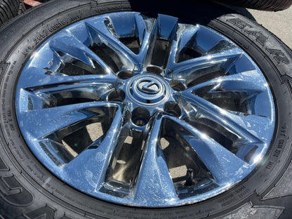 18" Lexus GX460 GX470 Tacoma 4Runner OEM CHROME wheels rims 74297 tires