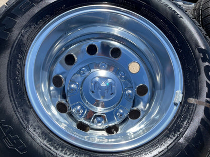 17" Dodge Ram 3500 Dually Laramie 8x200 wheels rims 2701 2702 OEM 2024 2025 NEW