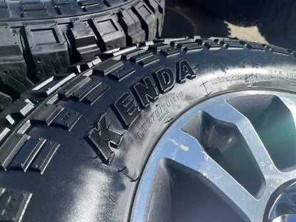 18" Ford F-250 F-350 OEM TREMOR FX-4 rims wheels 10289 tires KENDA R/T 33" NEW