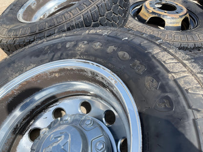 17" Dodge Ram 3500 Dually Laramie 8x200 wheels rims 2701 2702 OEM FIRESTONE