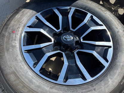 17" Toyota Tacoma 4Runner OEM 75259 wheels rims black TRD FJ SET MICHELIN NEW