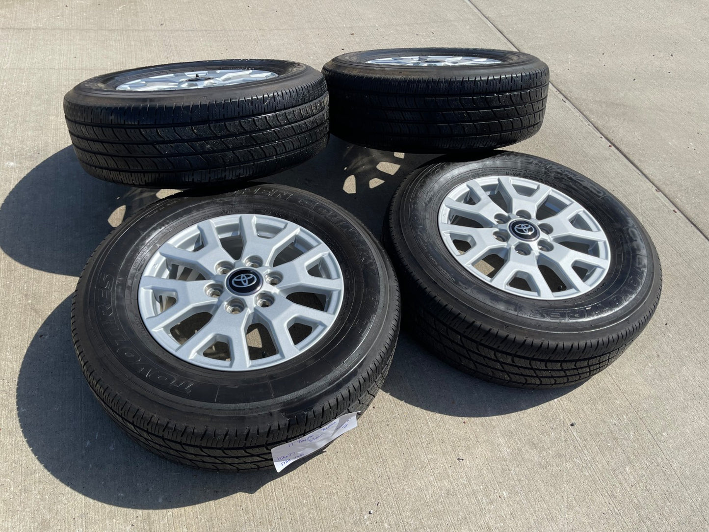17" Toyota Tacoma 4Runner TRD OEM 10637 94254 wheels rims TOYO SALE