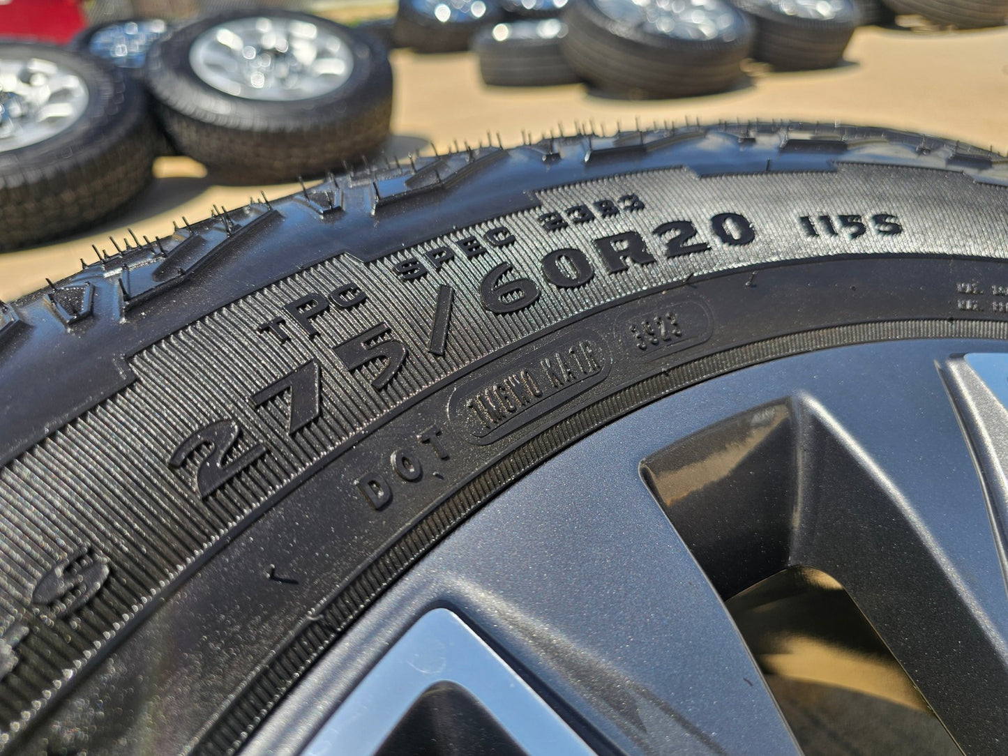 20" Chevy Tahoe Silverado OEM 5919 wheels rims GMC Yukon tires GOODYEAR