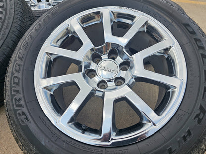 20" GMC Sierra Yukon Denali OEM CHROME wheels rims 5644 tires