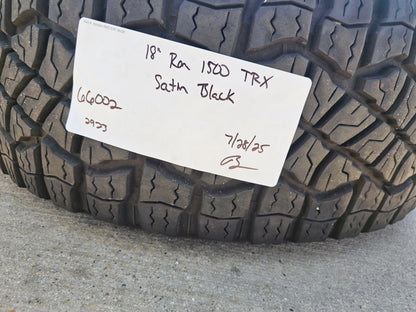 18" Dodge Ram 1500 TRX RHO Black OEM 66002 wheels rims TERRITORY M/T 35"