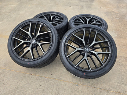 20" Nissan GT-R OEM wheels rims RAYS 62801 62200 SET GTR 2019 2020 2022 2023