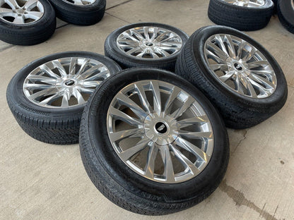 22" Cadillac Escalade Platinum OEM wheels rims 95026 tires