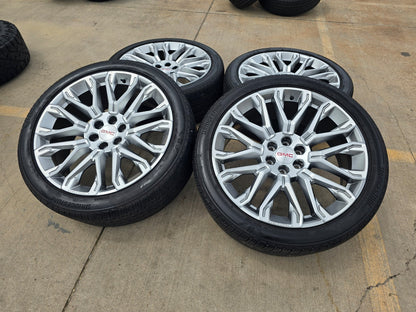 24" GMC Yukon Sierra Denali Chevy Tahoe SET OEM 10067 wheels rims 2025 2026 2027