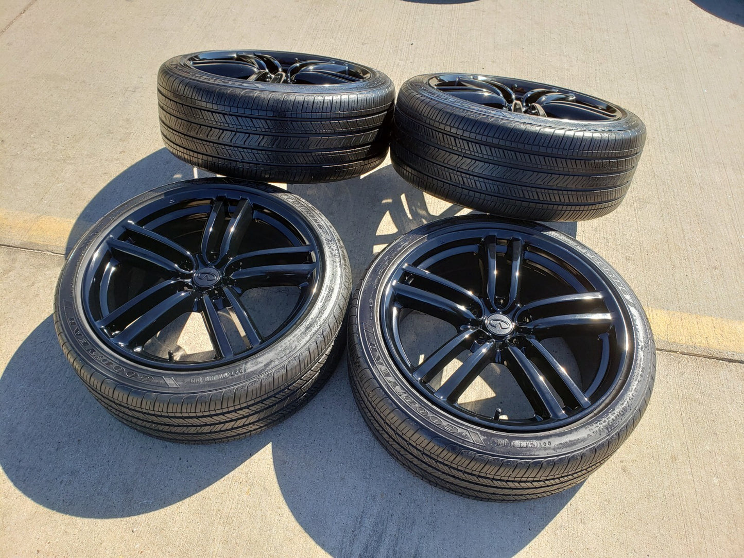 19" Infiniti M45 M35 Q50 OEM wheels rims Altima 73687 tires