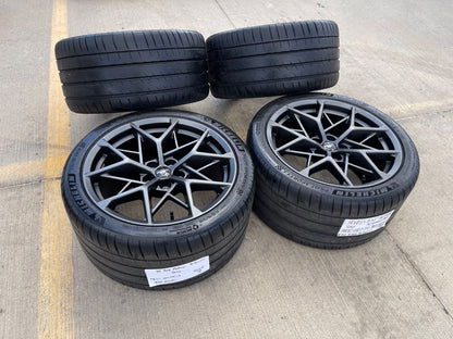 19" 19x10.5 19x11 Ford Mustang GT Track Pack PREFORMANCE OEM wheels rim MICHELIN