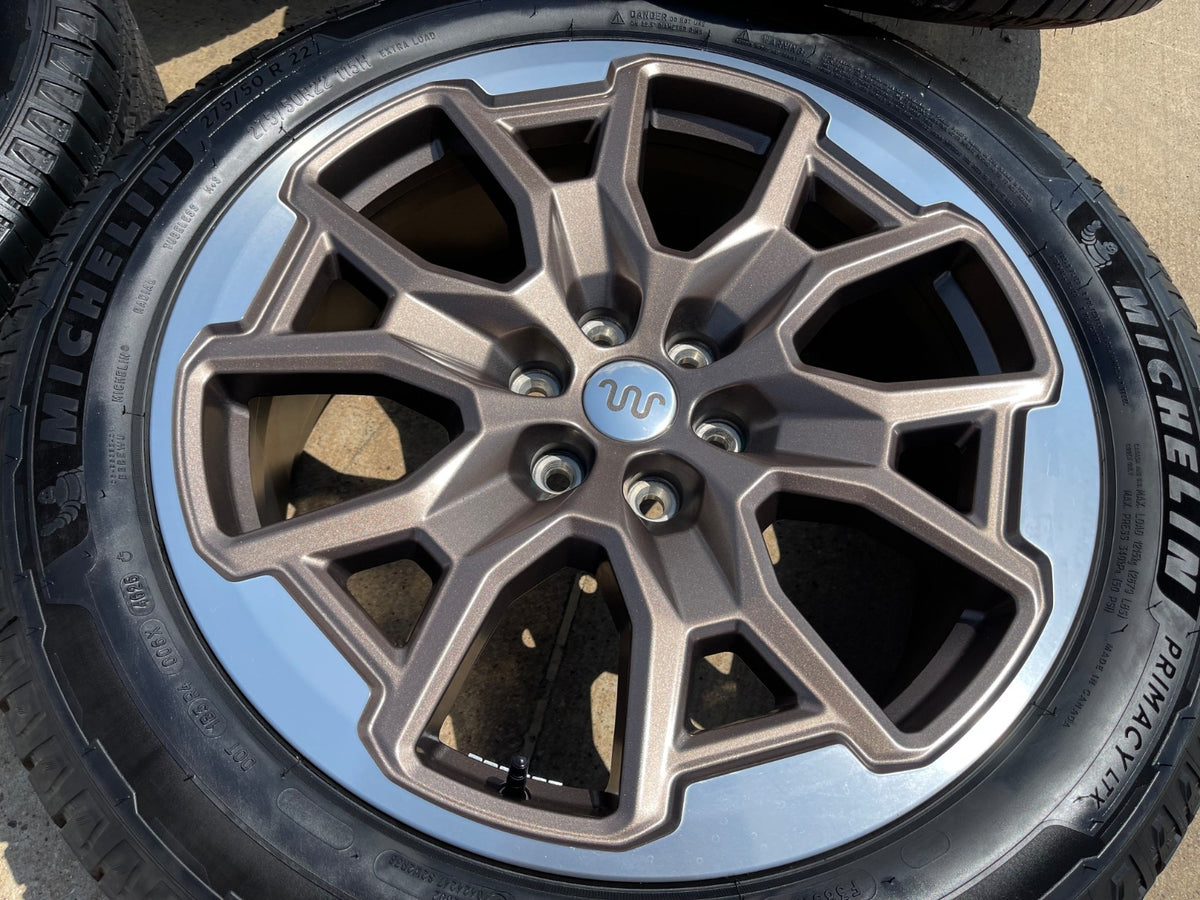 22" Ford F-150 OEM KING RANCH LIMITED rims wheels Expedition MICHELIN 2026 SET