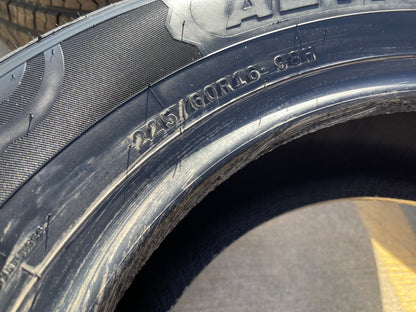 (4) 225/60/16 Hemisphere Aethon H/P tires SET 98H M+S 225/60r18 NEW