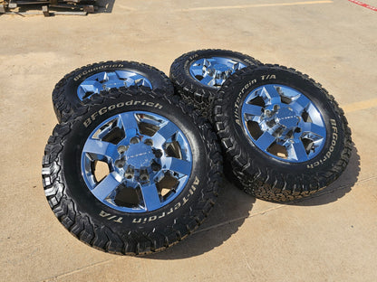 18" GMC Sierra AT4X Chevy Silverado 2500 3500 OEM wheels rims SET RIM# 5702 BFG