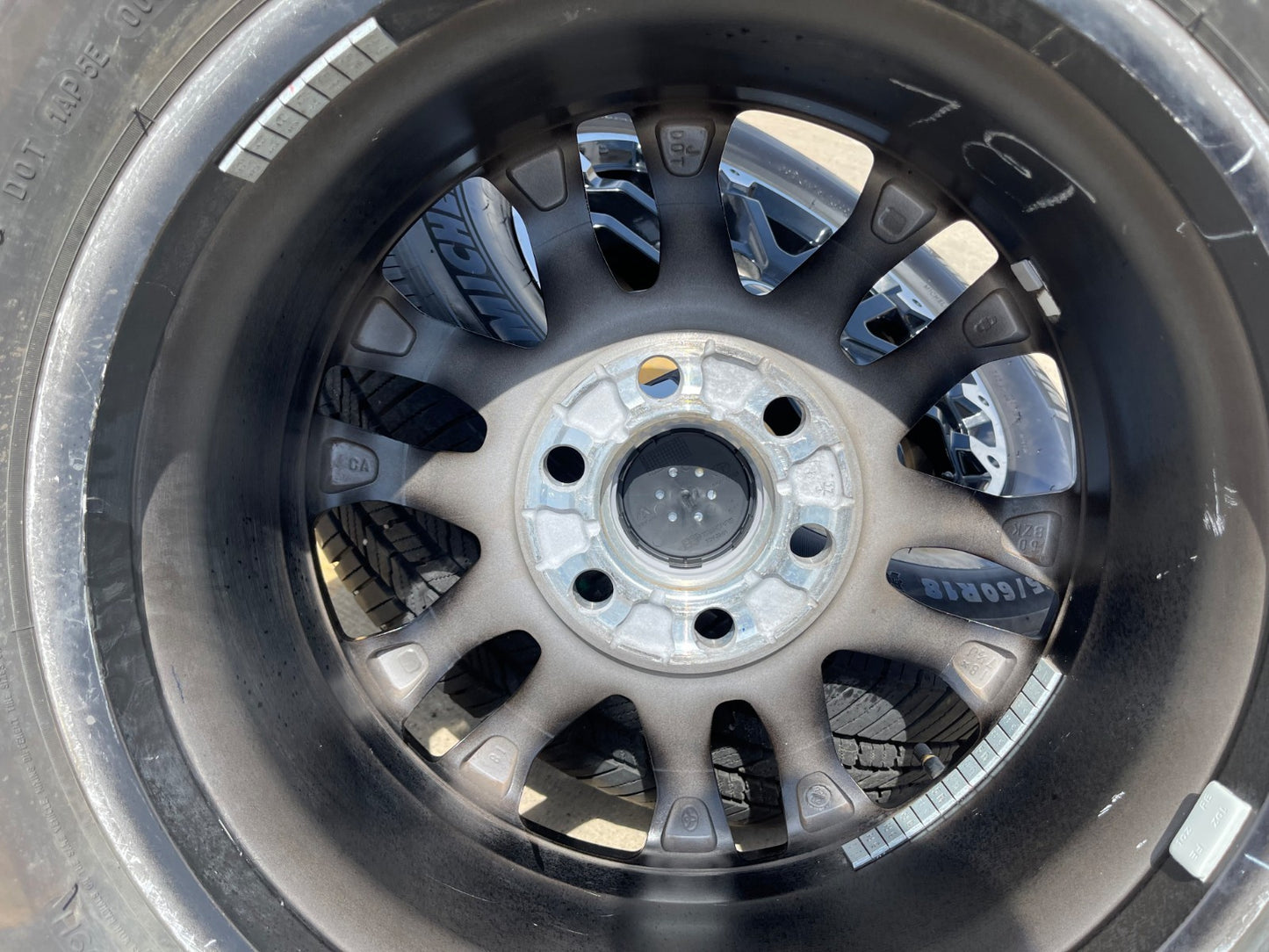 18" Toyota Tundra TRD OEM black wheels rims 75273 Sequoia SET MICHELIN