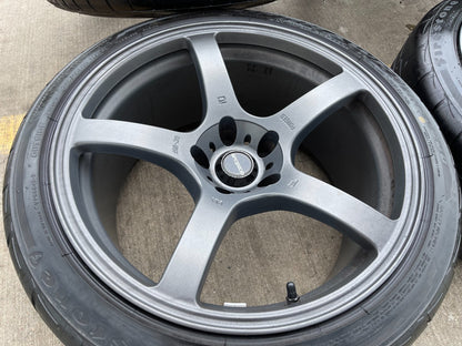 18" Prodrive GC05F wheels rims Mustang Accord Camry 5x114.3 5x4.5 Firehawk tires