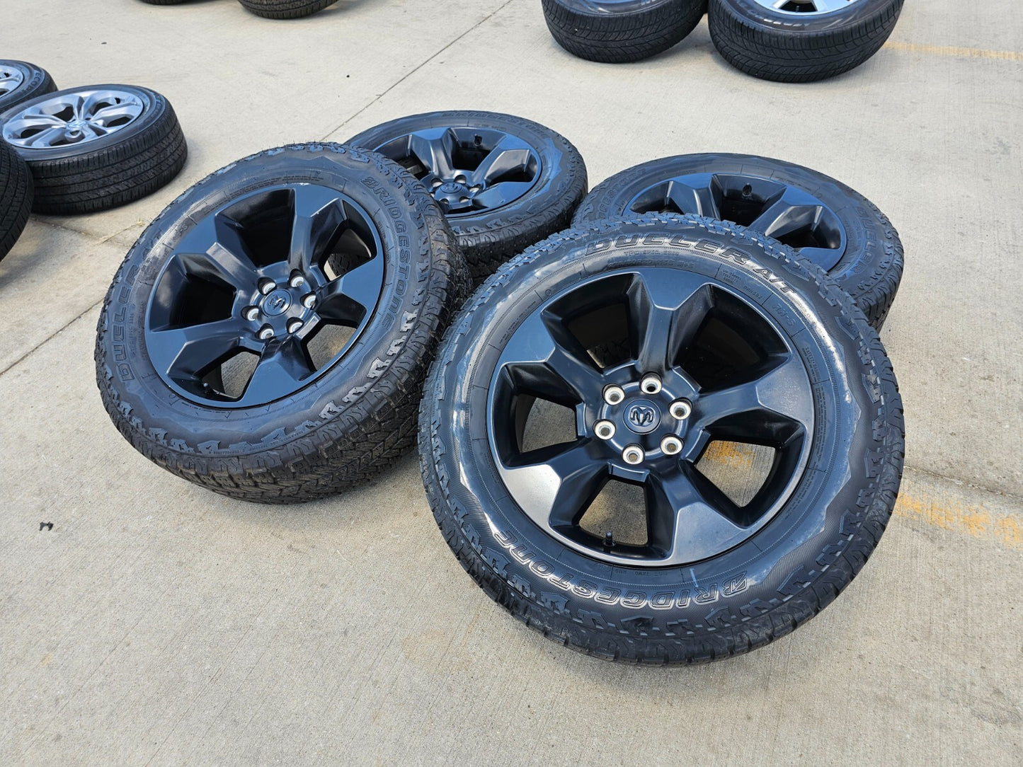 20" Ram 1500 OEM LIMITED Laramie wheels rims black 2675 2722