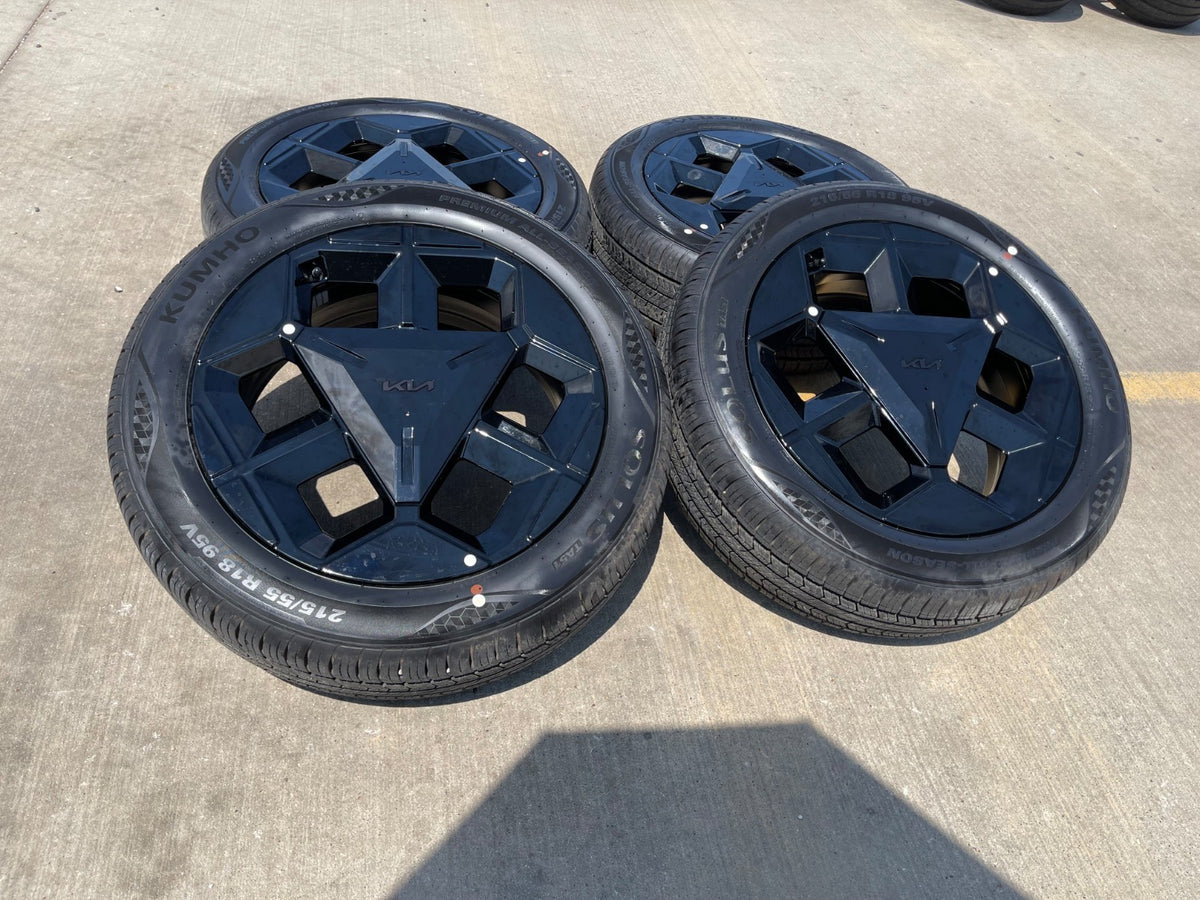 18" Kia K4 K5 Soul Seltos OEM wheels rims Stinger Forte 2026 2027 SET NEW