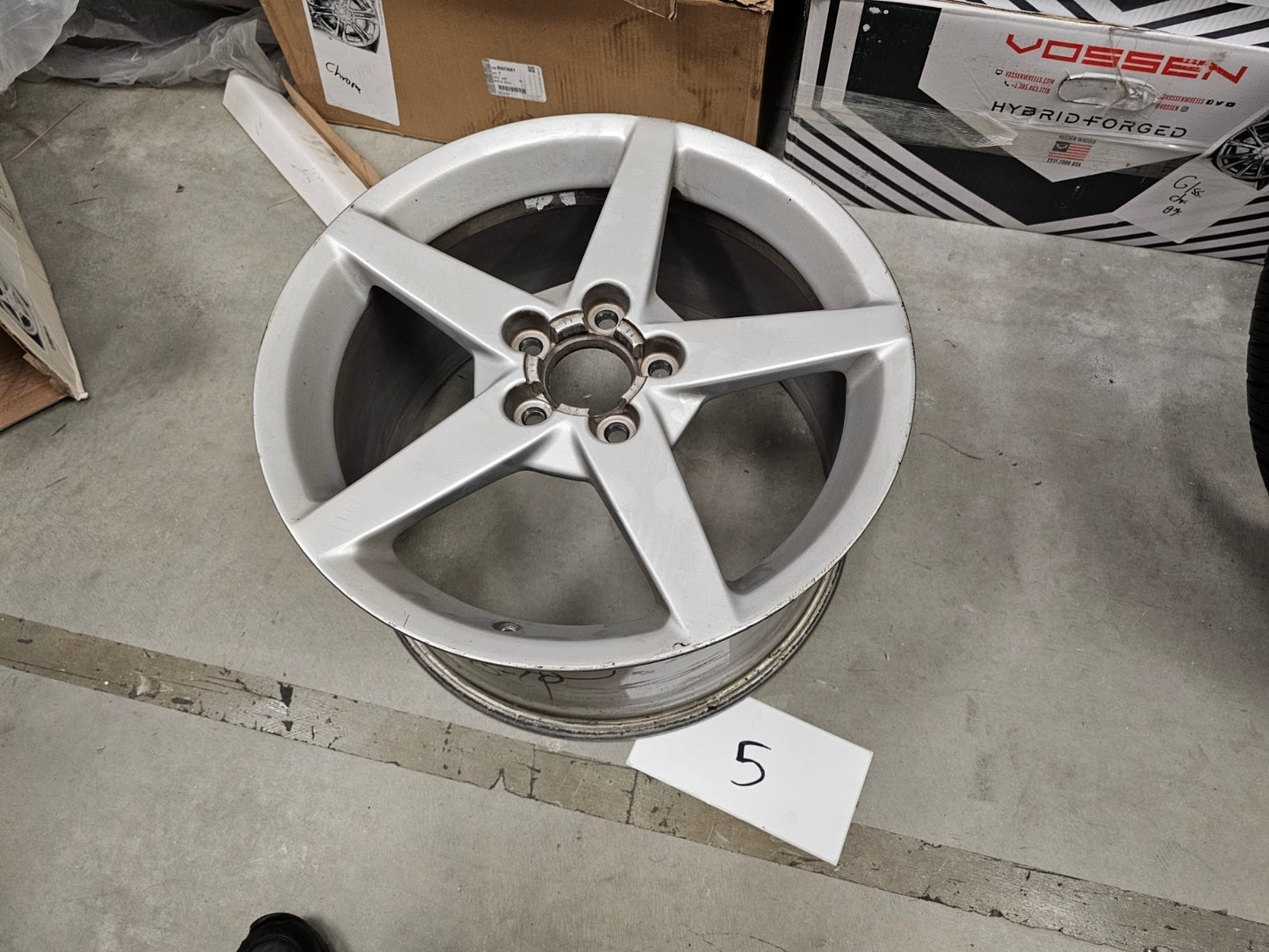19x10 Chevy Corvette C6 OEM rim wheel 5209 5106 REAR 2005 2006 2007 2008 2009