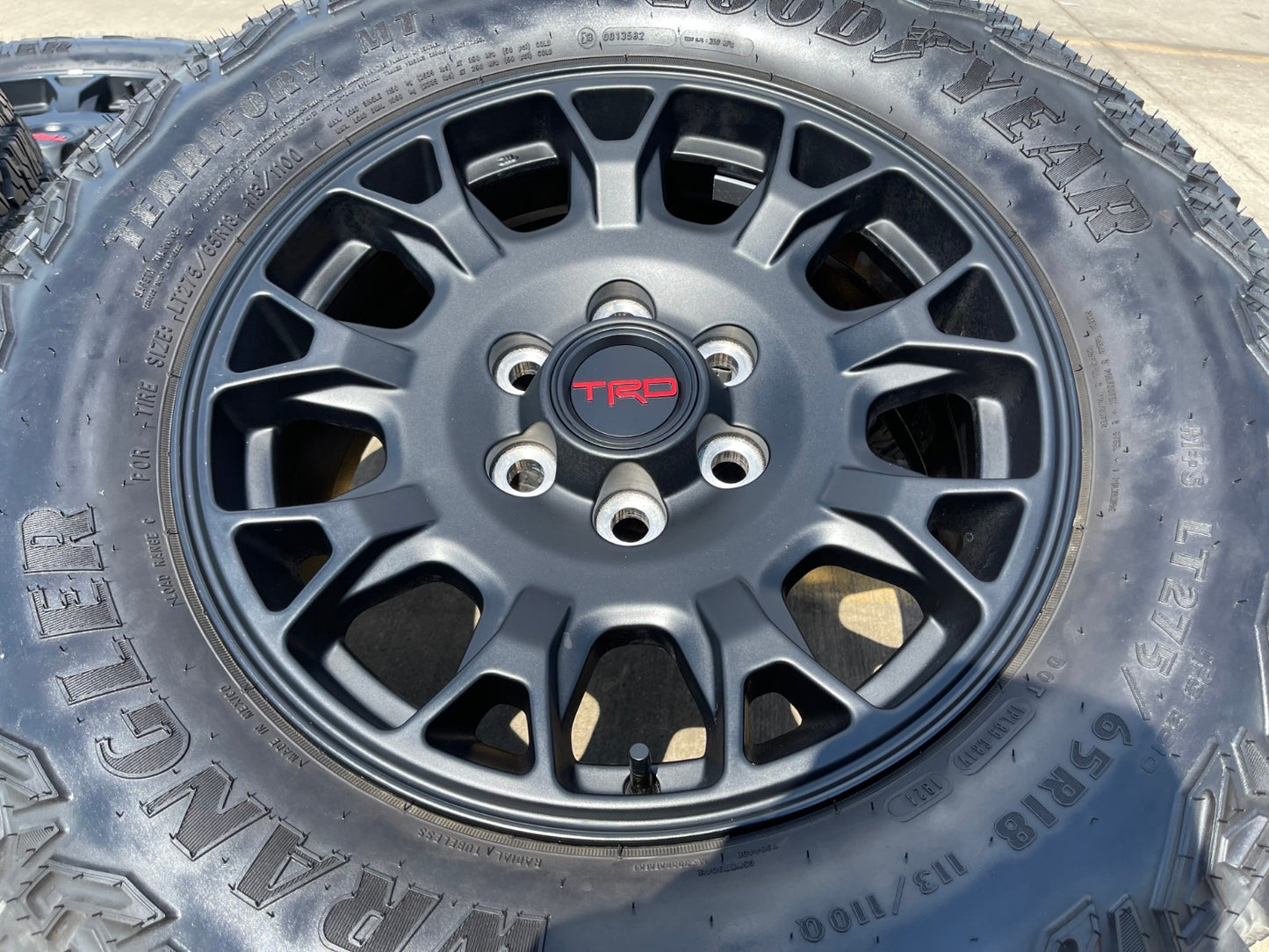 18" Toyota Tacoma 4Runner TRD Pro OEM 95973 wheels rims 2024 2025 2026 GOODYEAR