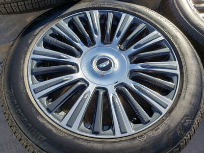 22" Cadillac Escalade Platinum OEM 4876 95167 wheels rims SET BRIDGESTONE