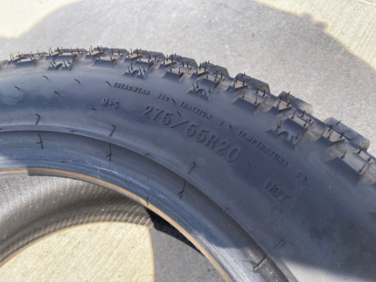 (1) 275/55/20 Goodyear Wrangler Authority A/T tire 113T 275/55r20 NEW