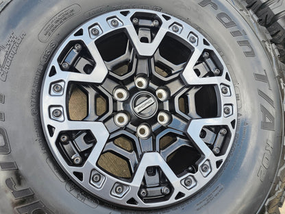 (4) 17" Ford F-150 Raptor R OEM BEADLOCK rims wheels 2024 2025 2026 2027 BFG NEW