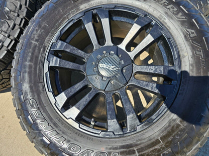 18x9 MB TKO wheels rims F-150 Chevy RAM 1500 Tacoma 6x139 6x135
