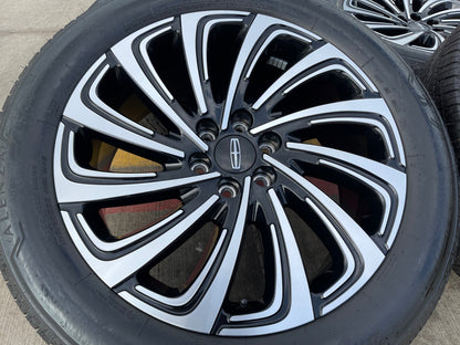 22" Lincoln Navigator OEM 10666 rims wheels BLACK LABEL 2025 2026 BRIDGESTONE