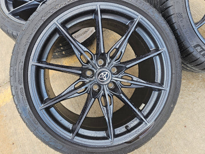 19" Toyota Supra GR OEM 75327 wheels rims 5x112 BMW Z4 2024 2025 2026 MICHELIN