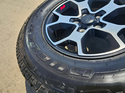 17" Jeep Wrangler Rubicon OEM 9218 wheels rims Gladiator tires DUELER A/T NEW