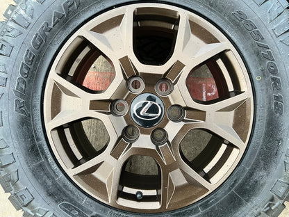 18" Lexus GX550 OEM 10544 wheels rims BRONZE Toyota Land Cruiser Tundra NEW