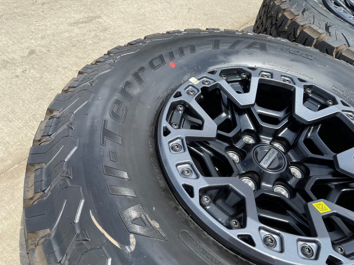 17" Ford F-150 Raptor R OEM BEADLOCK rims wheels 2025 2026 2027 BFG 37" NEW